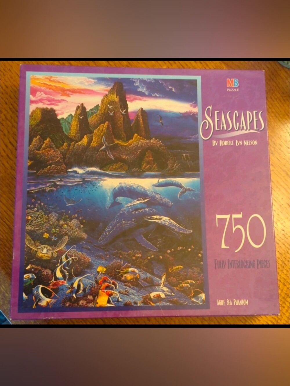 MB Seascapes By Robert Lyn Nelson Jigsaw Puzzle 750 Piece -Agile Sea Phantom